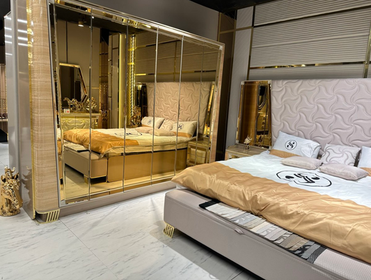 Golden Serpentine Bed
