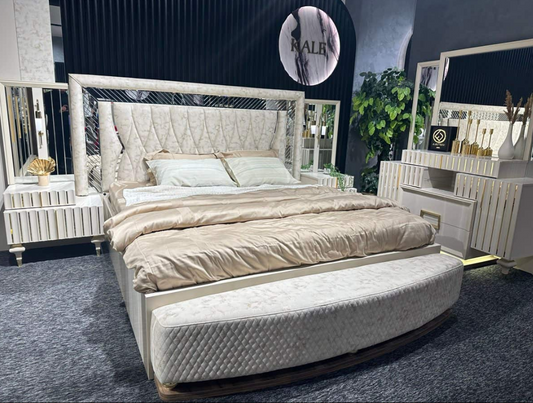 Diamond Fluted Bed