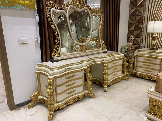 Luxurious Golden Bedroom Set