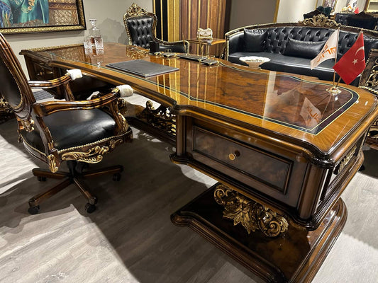 Luxurious Baroque Home Office Set