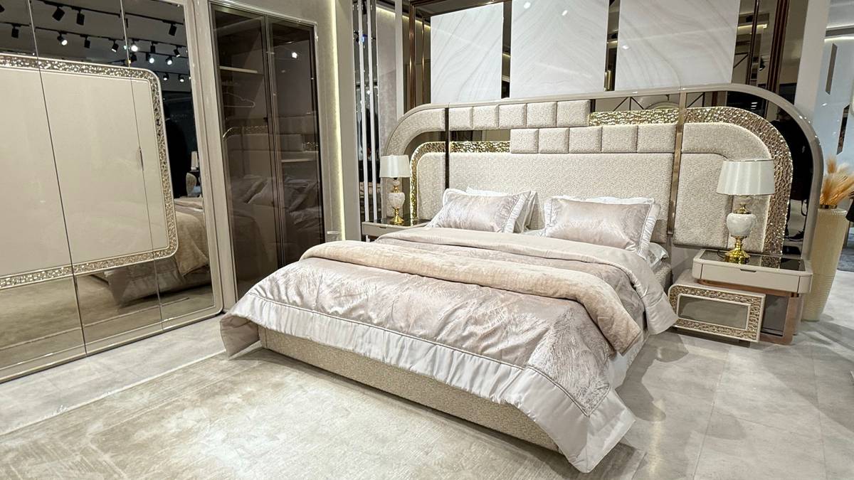 Luxury Modern Upholstered Bed Set
