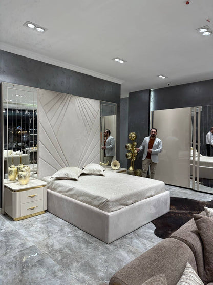 Luxurious Modern Upholstered Bed Set