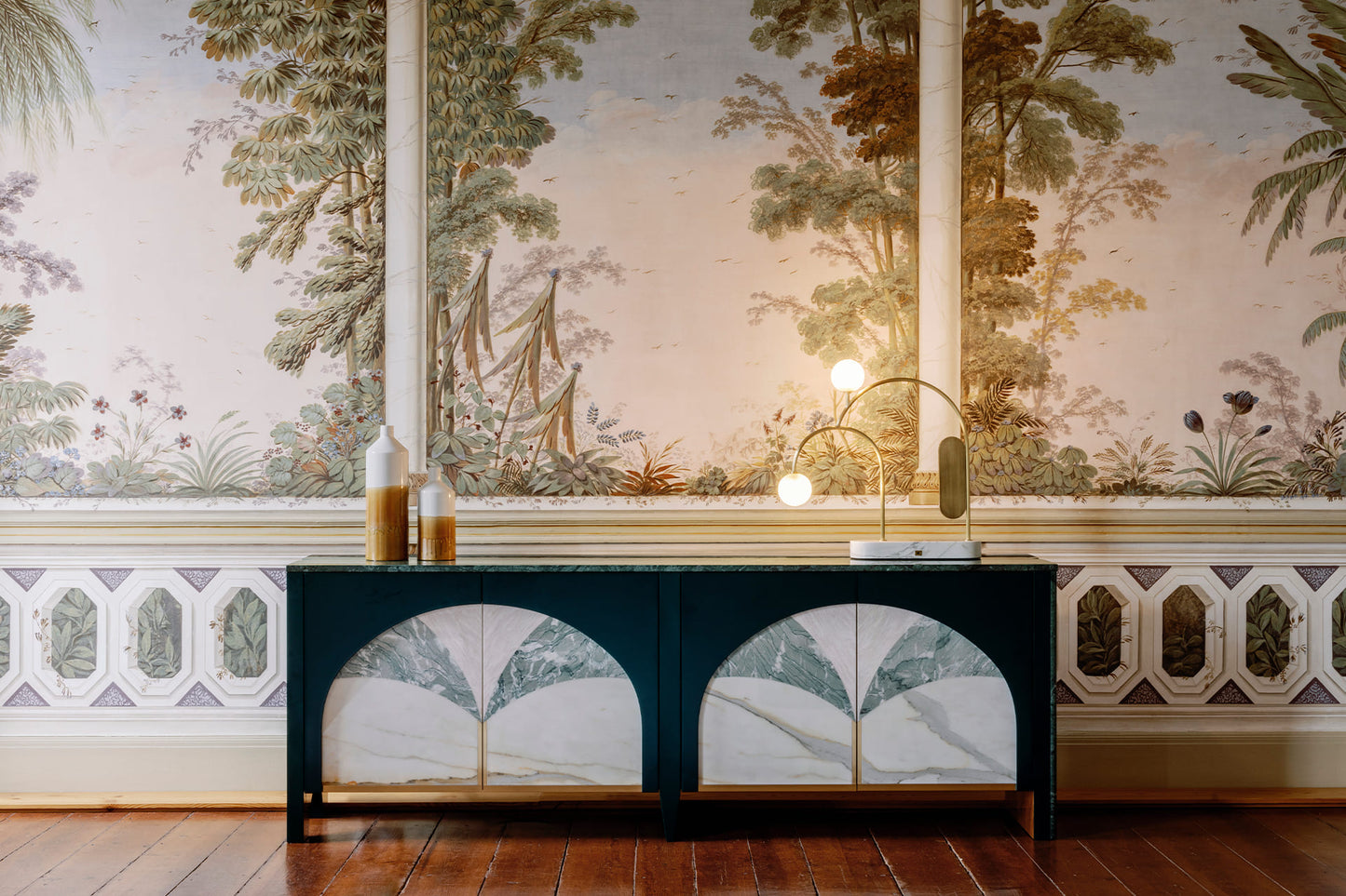 Biloba Marble Sideboard
