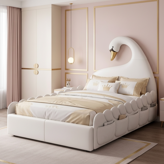 Majestic Swan Bed