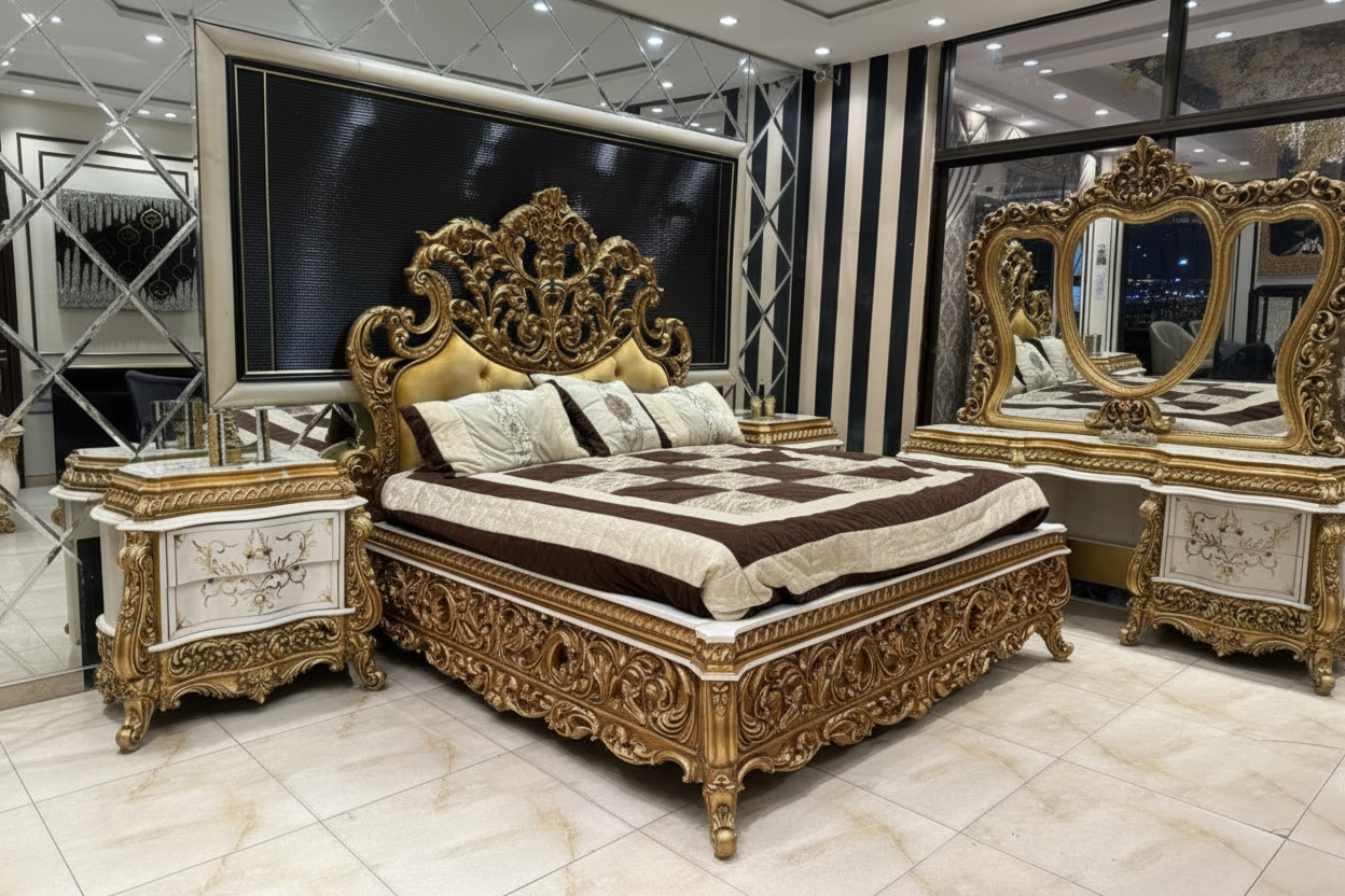 Baroque Bed Set