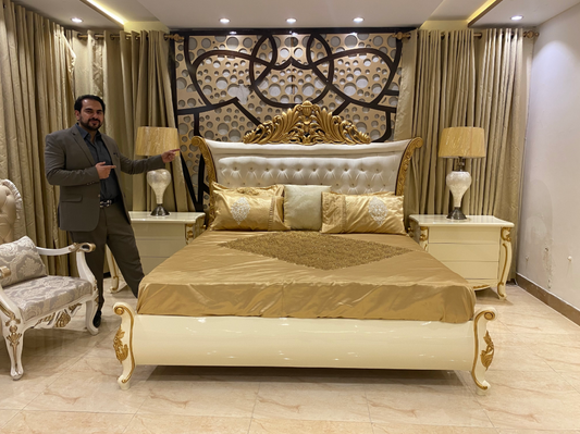 Royal Gilded Bed