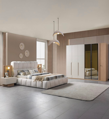 Nordic Bouclé Bed
