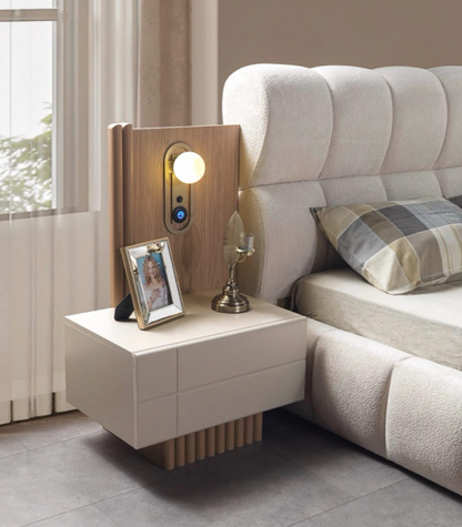 Nordic Bouclé Bed