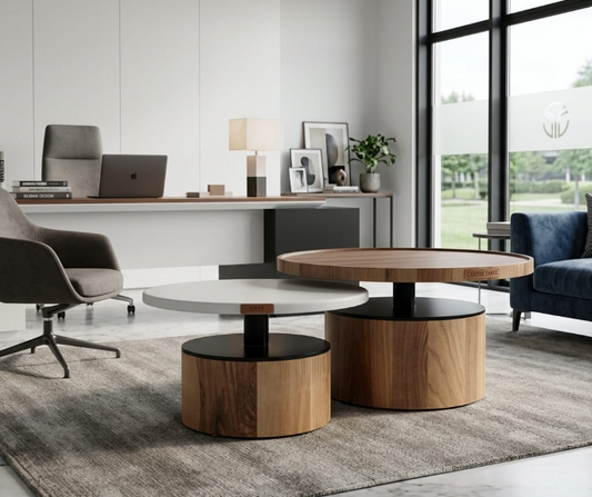 Veneer Nesting Table