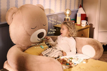 Cozy Bear-Themed Toddler Bed