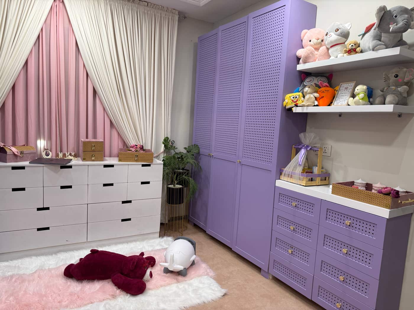 Charming Purple Playhouse Bed