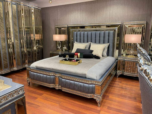 Luxury Upholstered King Bed Set