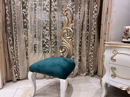 Luxury Vintage Gold and Velvet Bedroom Set
