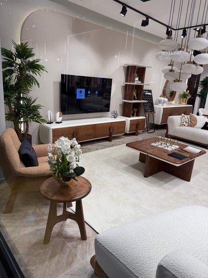 Modern Living Room Set with Pendant Lights