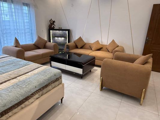 Elegant Sofa Set with Coffee Table