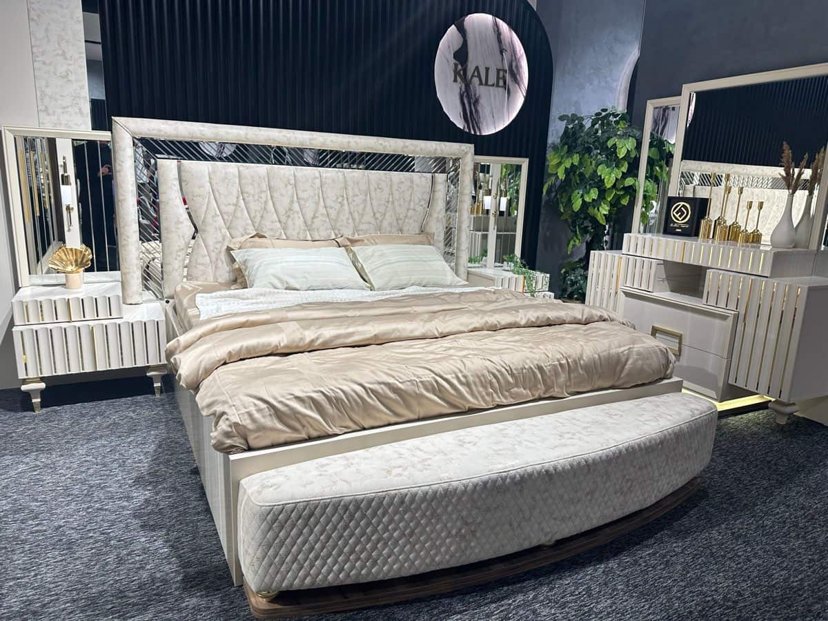 Luxurious Modern Bedroom Set with Round Bed