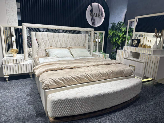Luxurious Modern Bedroom Set with Round Bed
