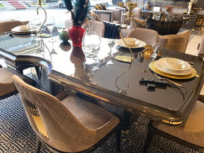 Elegant Modern Dining Set with Luxurious Finish