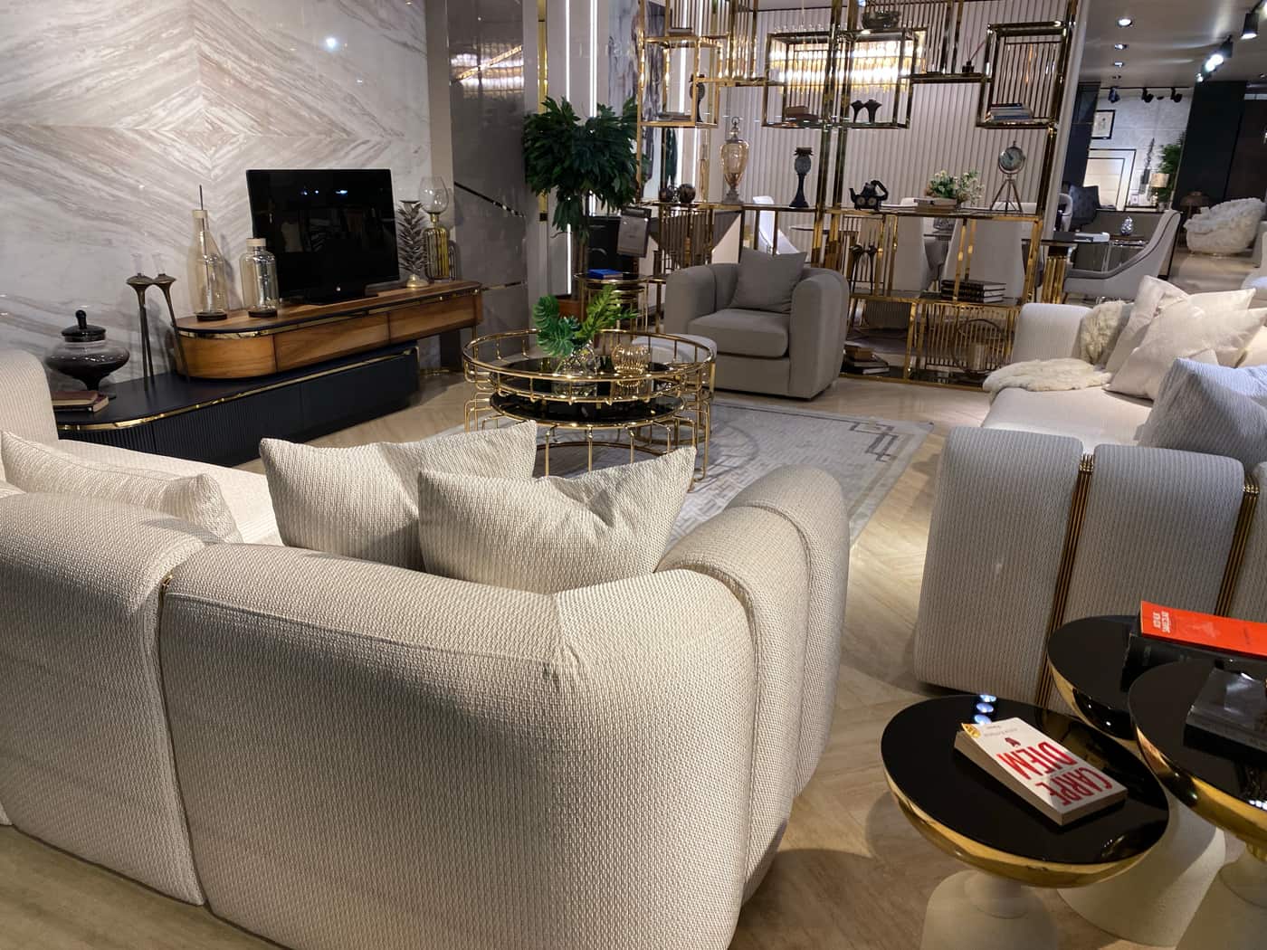 Modern Luxe Living Room Set