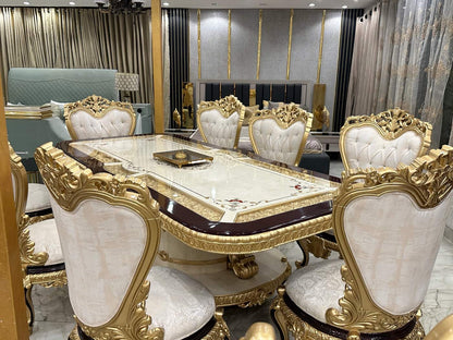 Luxurious Golden Dining Set