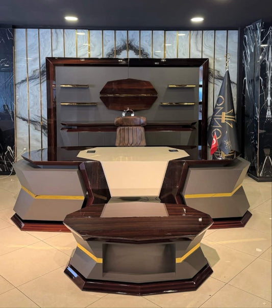 Elegant Brown Velvet Tufted Sofa Set