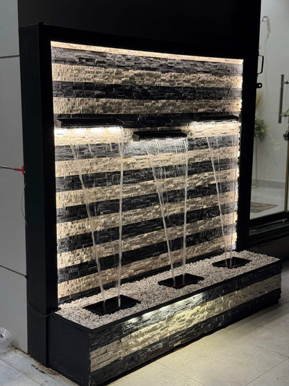 Modern Indoor Water Fountain with LED Lighting